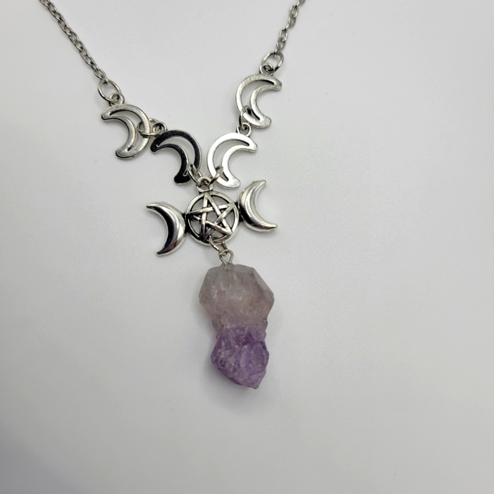 Moon stars and amethyst